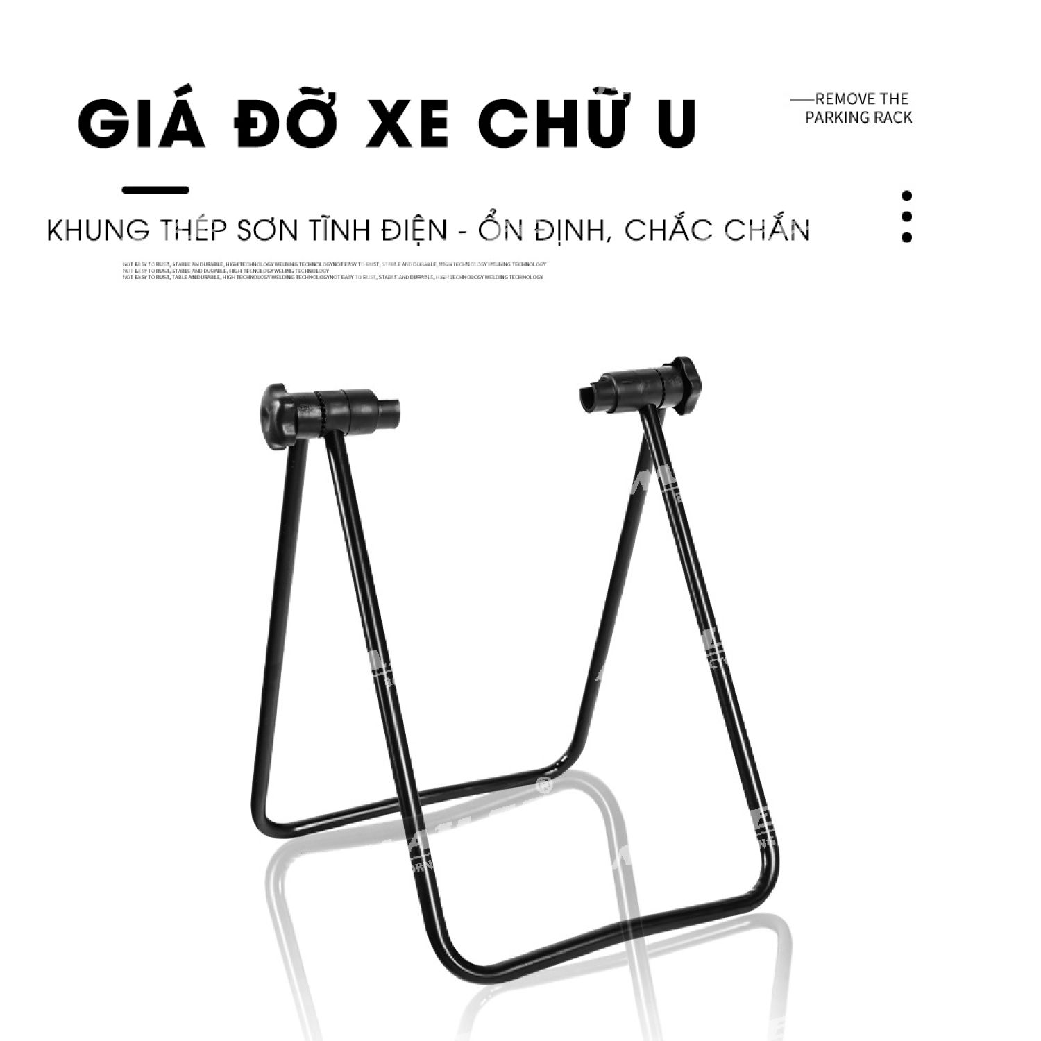 Giá đỡ xe đạp bánh sau chữ U UX-10 dựng đứng cho bánh sau xe đạp sử dụng để bảo dưỡng xe, gác xe KAVISOTA