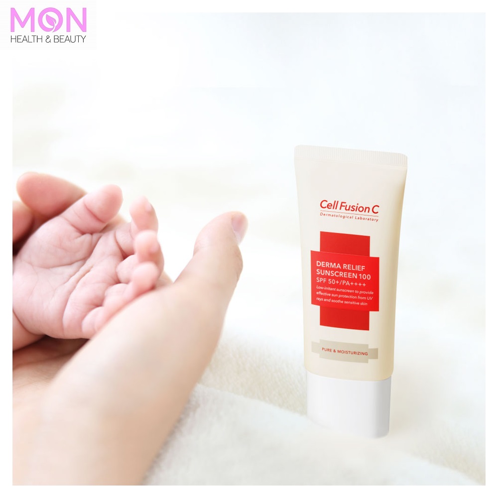 Kem chống nắng - chống ánh sáng xanh cell fusion c derma relief sunscreen 100 spf50+/pa++++ 35ml