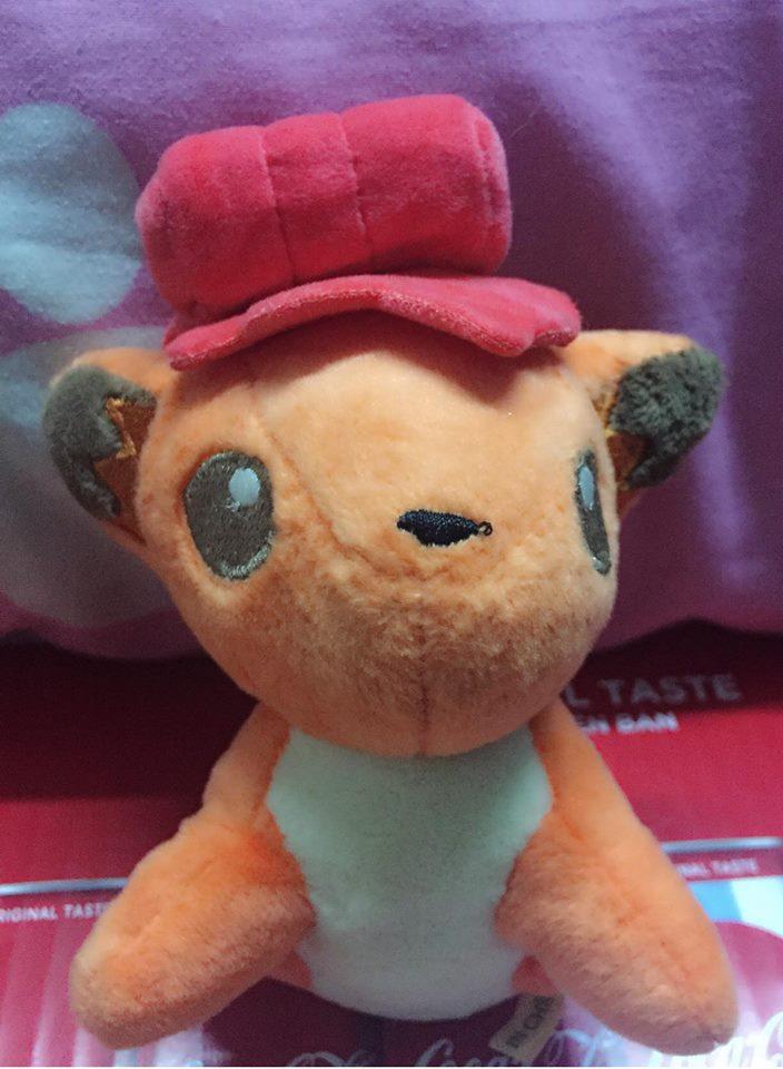 Móc khóa Cáo bông Vulpix pokemon