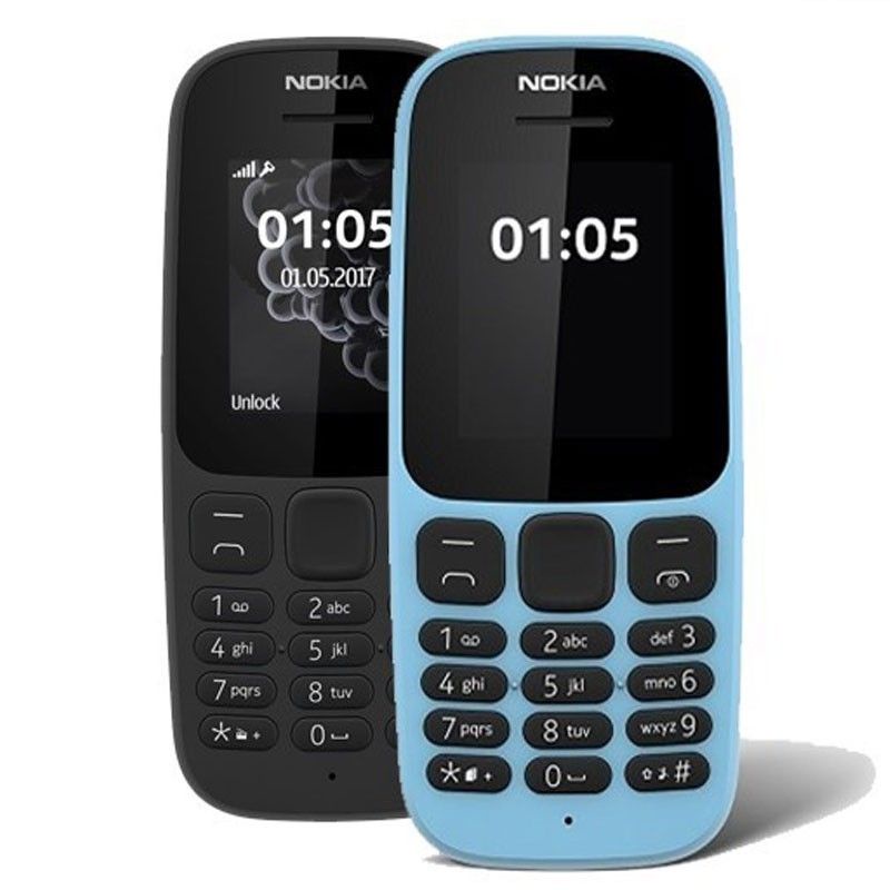 [Freeship toàn quốc từ 49k] Điện thoại cục gạch Nokia 105 2 Sim - Hàng phân phối chính hãng