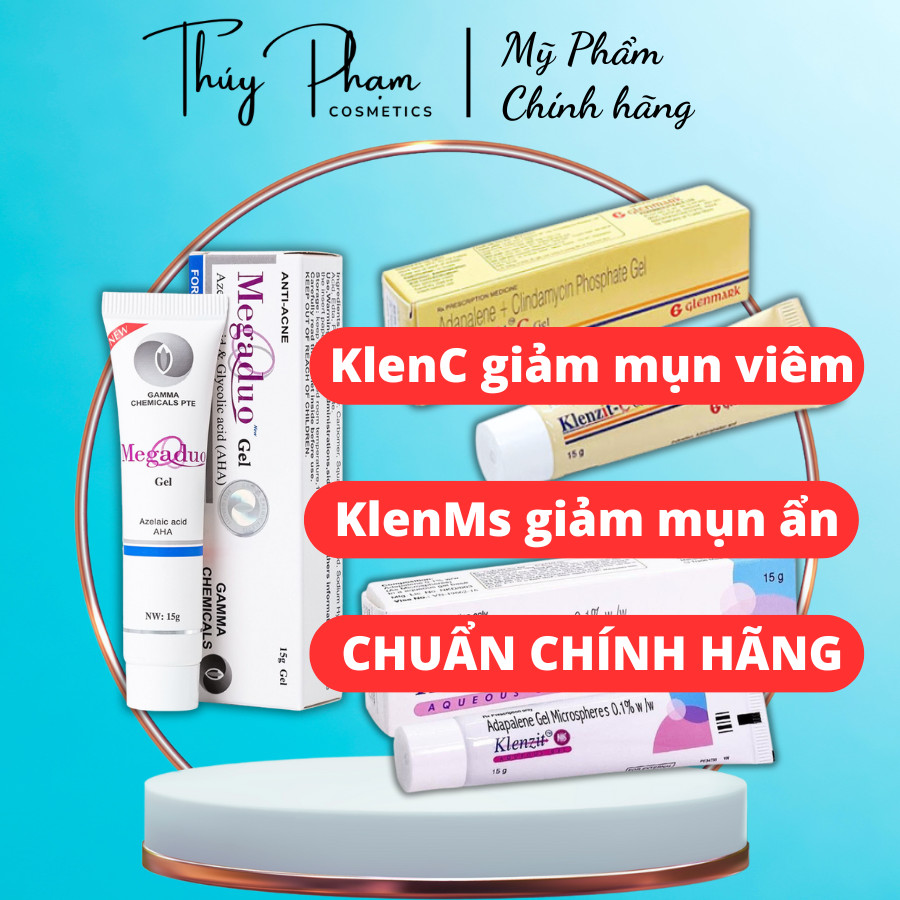 Gel giảm mụn ẩn, Gel giảm mụn viêm sưng đỏ, Gel giảm mụn đầu đen