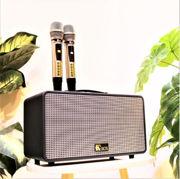 Loa karaoke bluetooth công suất lớn loa bluetooth kcbox kc260 plus, loa kéo di động hệ thống bảng điều khiển dễ sử dung, thiết kế gọn gàng sang trọng, kèm 2 micro không dây, bh 1 năm