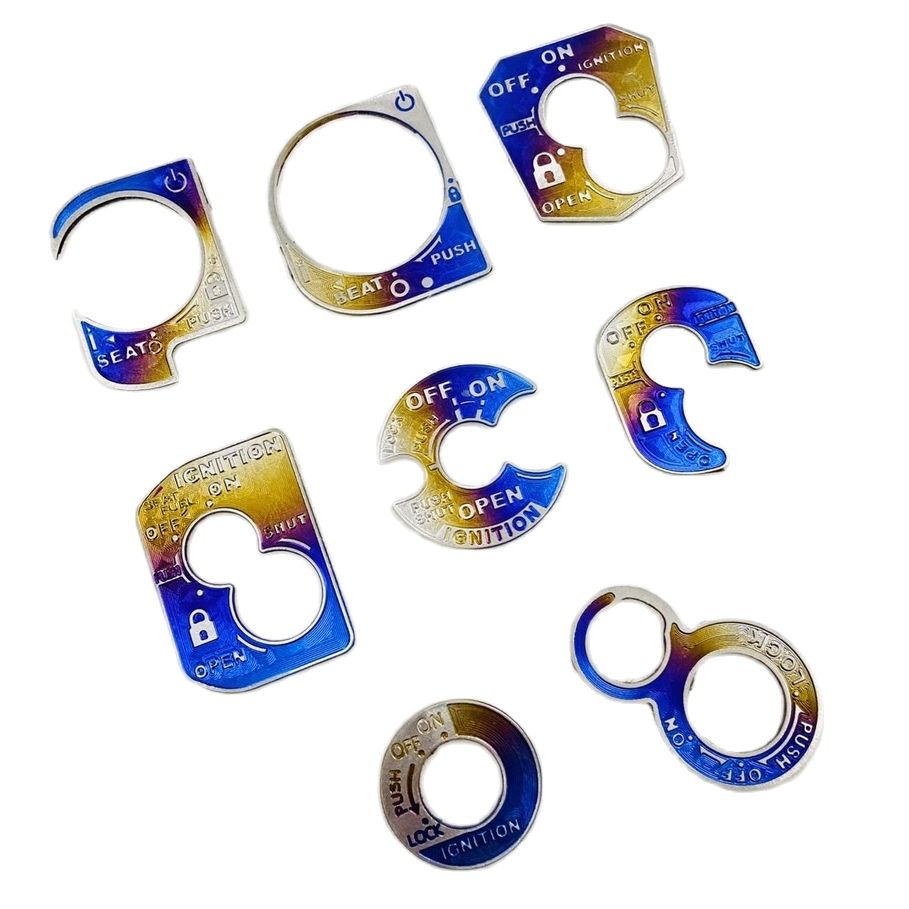Ốp ổ khóa Titan GR5 sử dụng cho các dòng xe như VARIO, WAVE, SIRIUS, SATRIA, WINNER X, EXCITER, SONIC