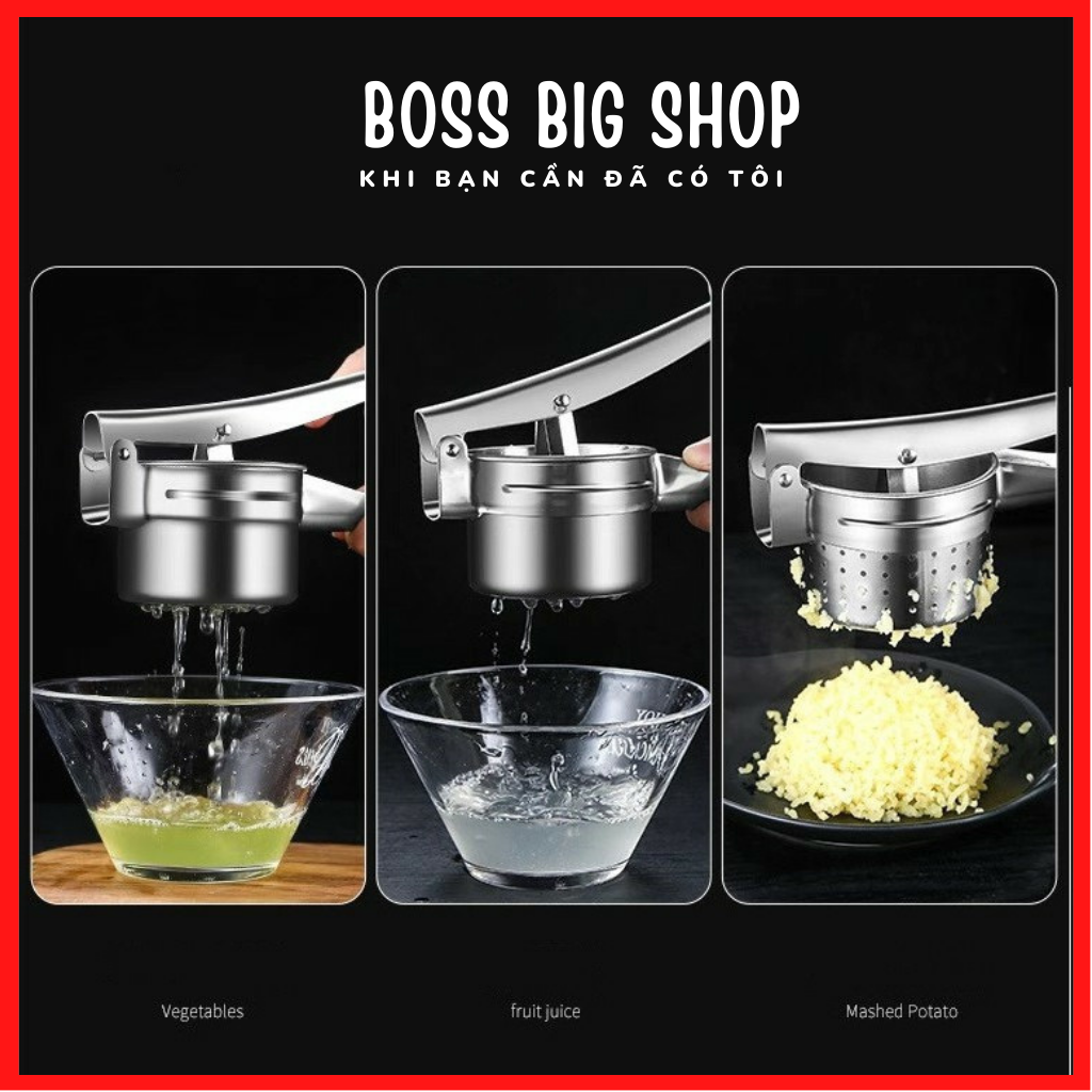 Dụng cụ ép trái cây bằng inox 304, dụng cụ ép cam chuyên dụng - máy ép trái cây hoa quả bằng tay inox cao cấp, dụng cụ hỗ trợ vắt nước ép từ trái cây tiện dụng.