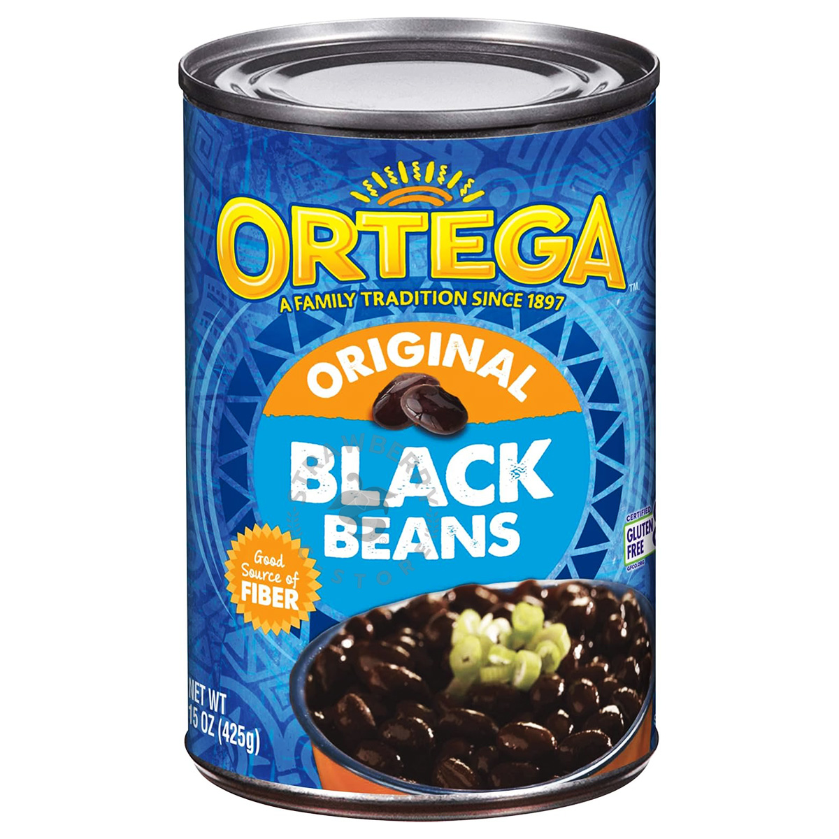 Đậu Đen Đóng Hộp Ortega Black Beans, Hộp 425g (15 Oz.)