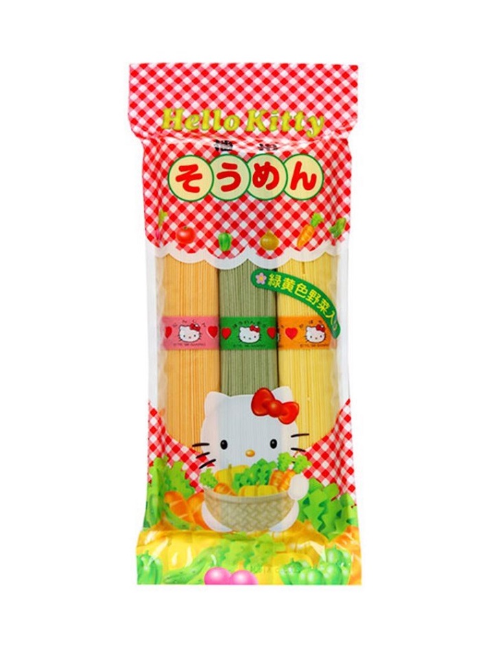 Mì Somen rau củ Hello Kitty cho bé của Nhật