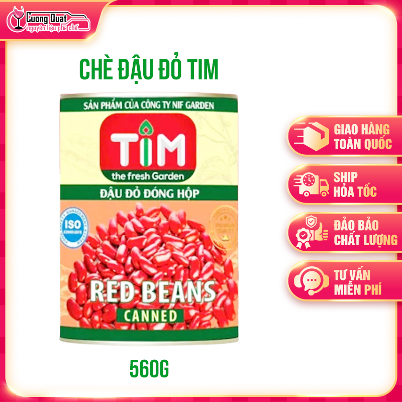 Chè Đậu Đỏ TIM Đóng Lon 560g