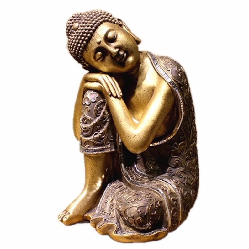 Tượng phật an nhiên a di đà đá nhân tạo bền đẹp