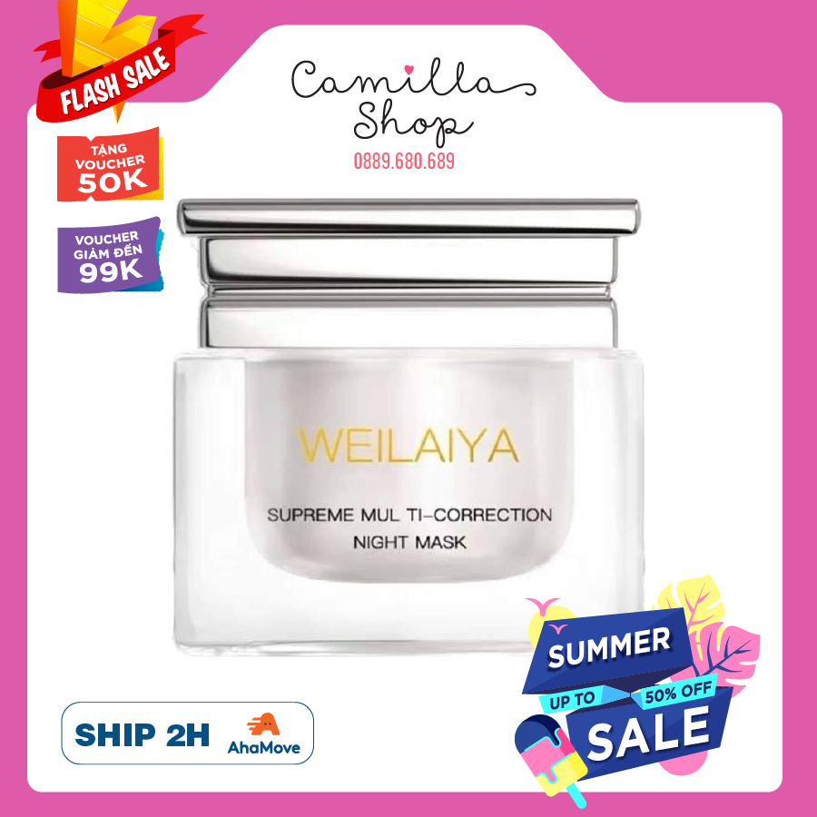 Ủ nấm mặt TRUFFLE WEILAIYA -  xóa nhăn, xóa tàn nhang, làm trắng da , căng bóng mịn màng