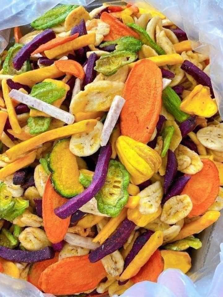1kg hoa quả sấy giòn loại 1