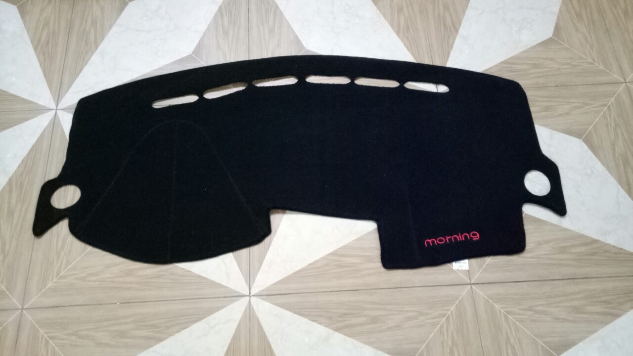 Thảm chống nắng taplo xe Kia Morning đời 2008-2011 thảm nhung màu đen