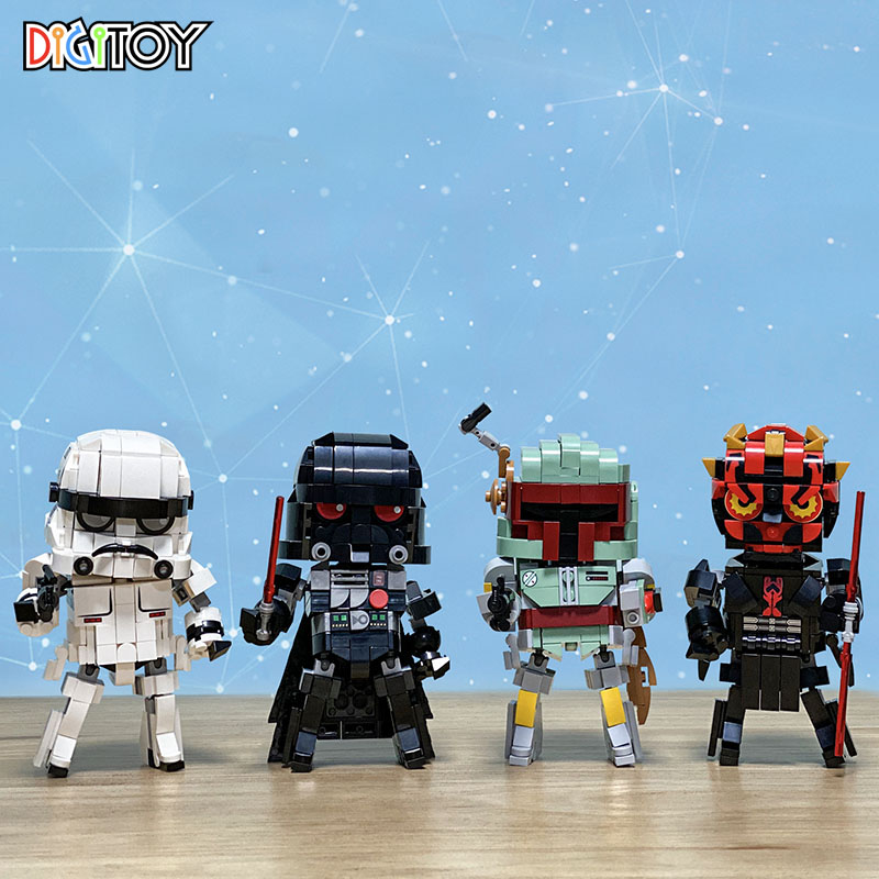 [ẢNH THẬT] Bộ đồ chơi lắp ráp lego xếp mô hình nhân vật starwar galaxy quân đội trang trí quà tặng sinh nhật bé trai trẻ em, Digitoy - Đồ chơi hay ho