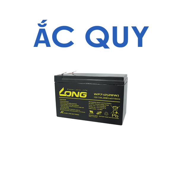 Ắc quy long 12v 7ah wp7-12