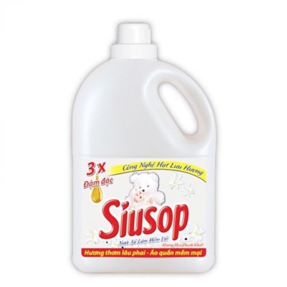 nước xả vải siu sop hương hoa thanh khiết 3,8kg
