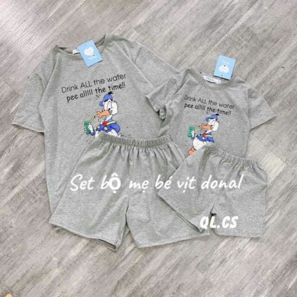 Set bộ đùi mẹ và bé cực dễ thương nha mẹ