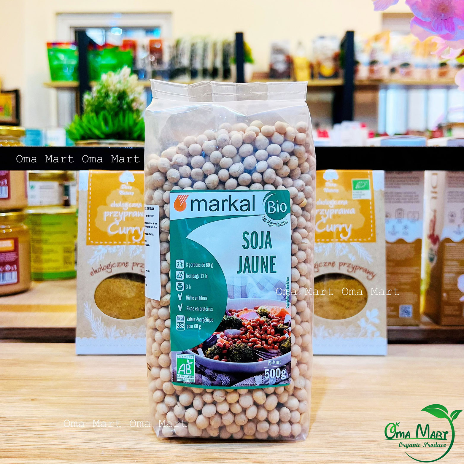 Đậu nành hữu cơ markal 500g
