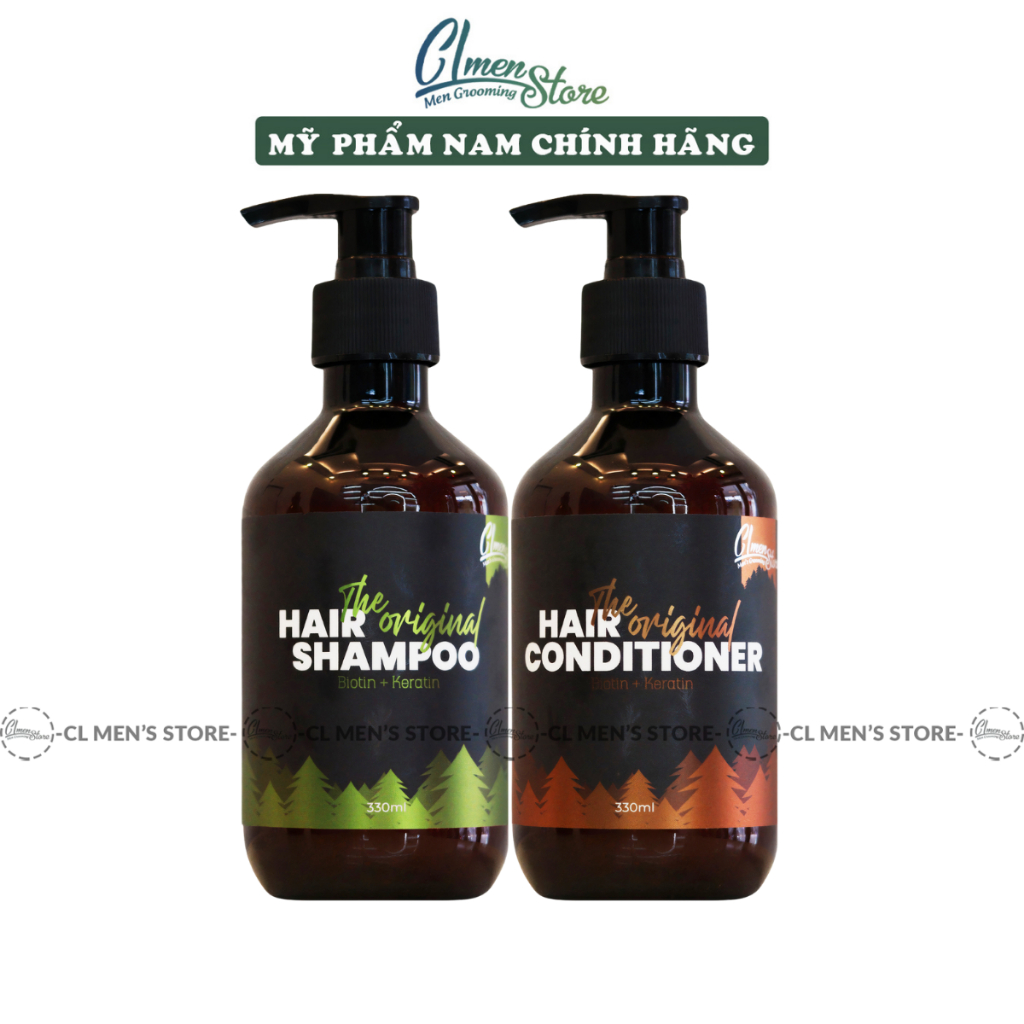 Dầu Gội và Dầu Xả Bổ Sung Biotin & Keratin The Original Hair Shampoo - Conditioner 330ml