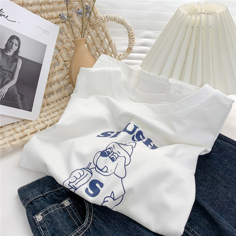 (AP25) Áo phông SLUSH PUPPLE 100% Cotton Form rộng tay lỡ