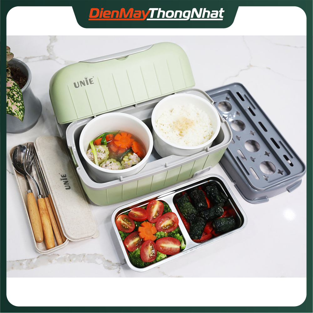 Hộp nấu cơm văn phòng cao cấp unie uv-p1 - hàng chính hãng