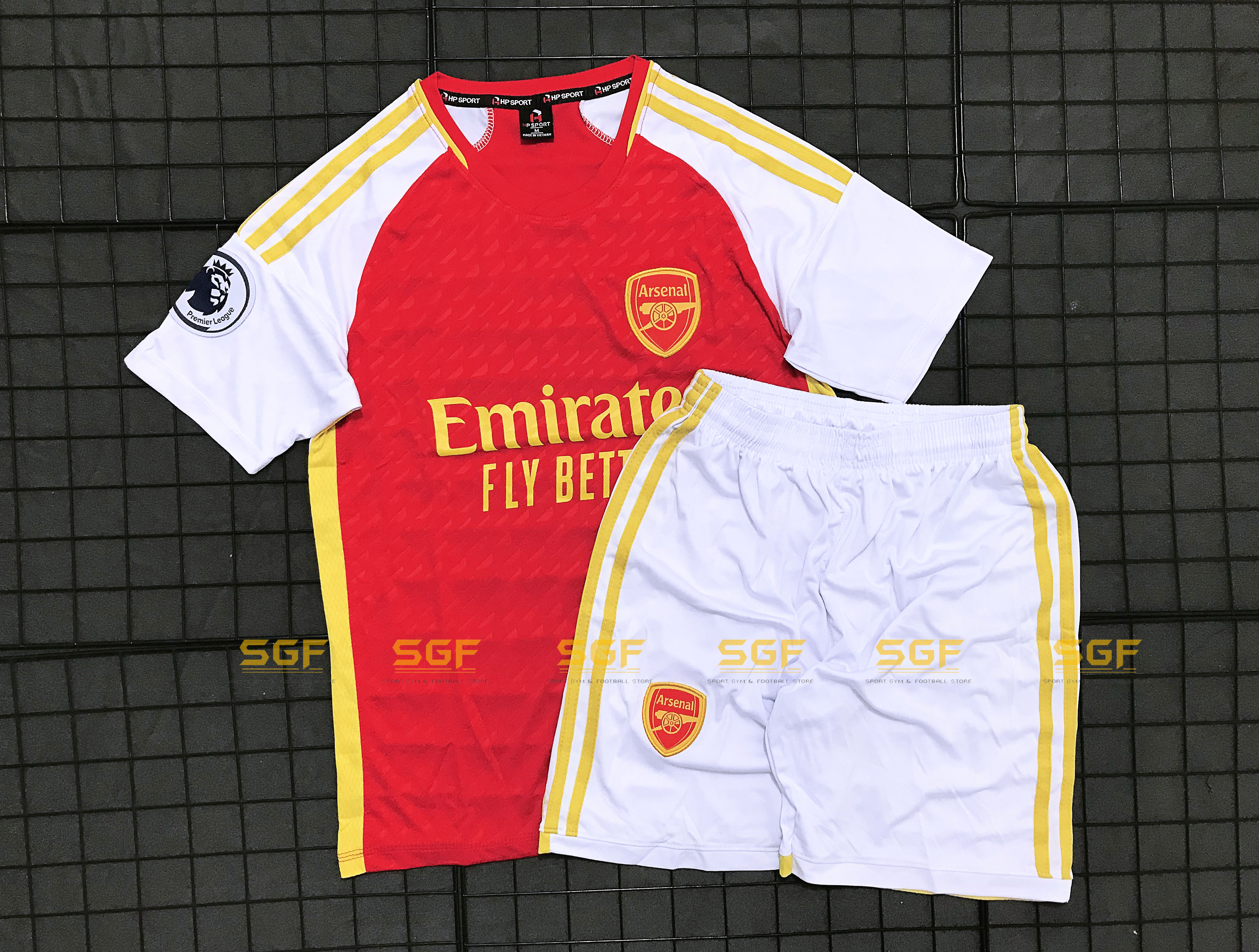 Quần Áo Bóng Đá ARSENAL đỏ sân nhà 2023