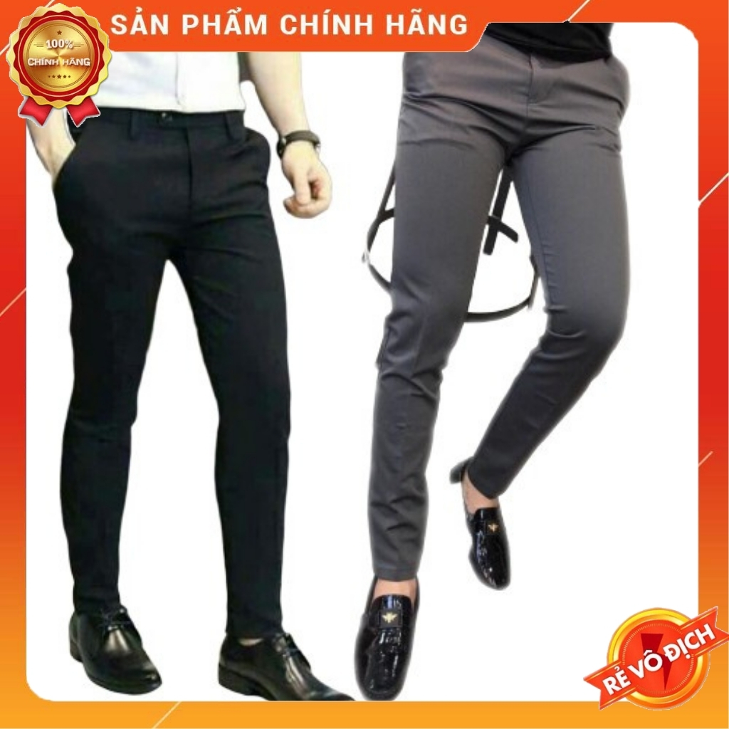 Quần tây nam vải co dãn mịn đẹp hàng loại 1 mẫu mới chuẩn shop