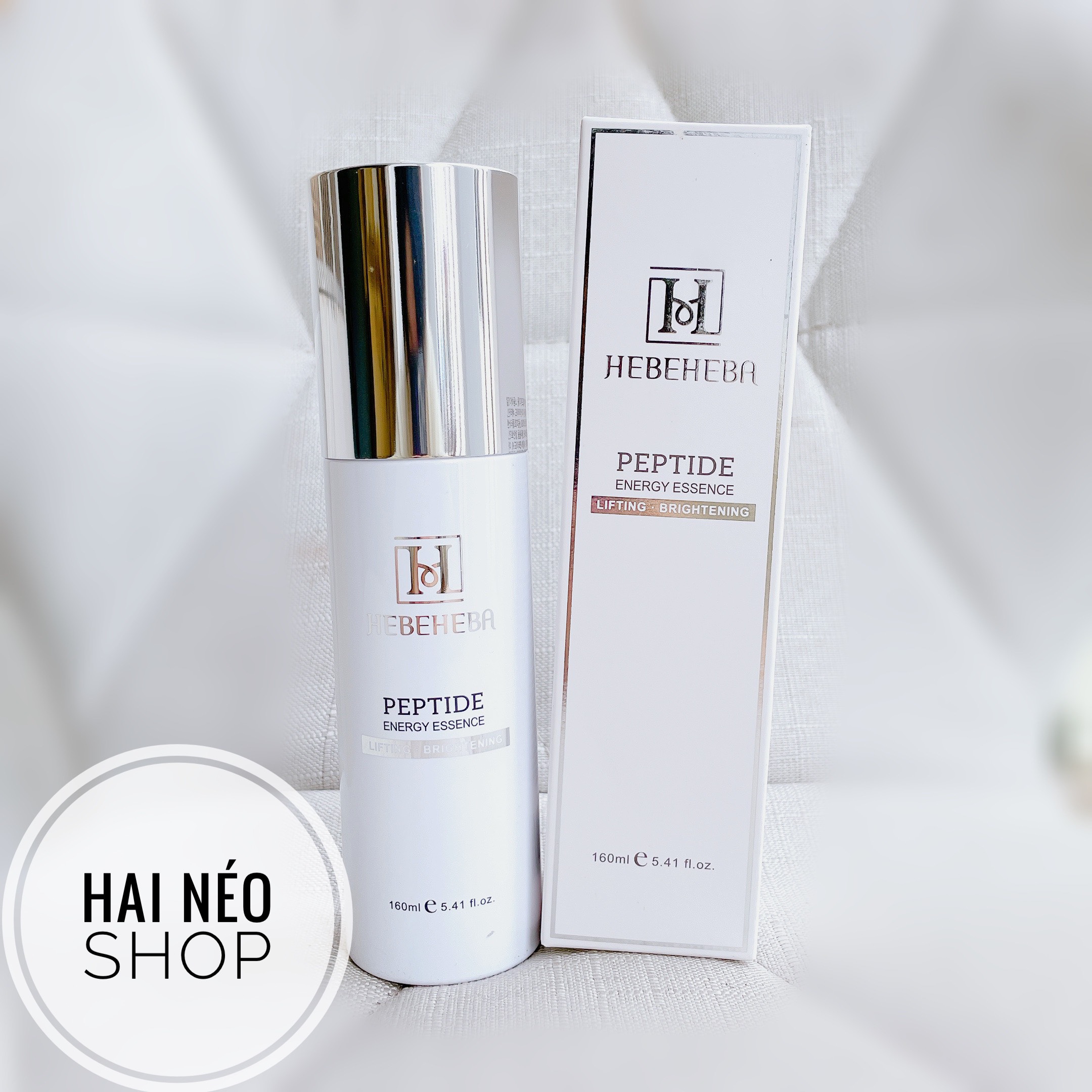 Tinh chất Peptide & Nhau thai nâng cơ, tái tạo, trắng da, mờ thâm sạm, căng bóng Hebeheba Peptide Energy Essence 160ml
