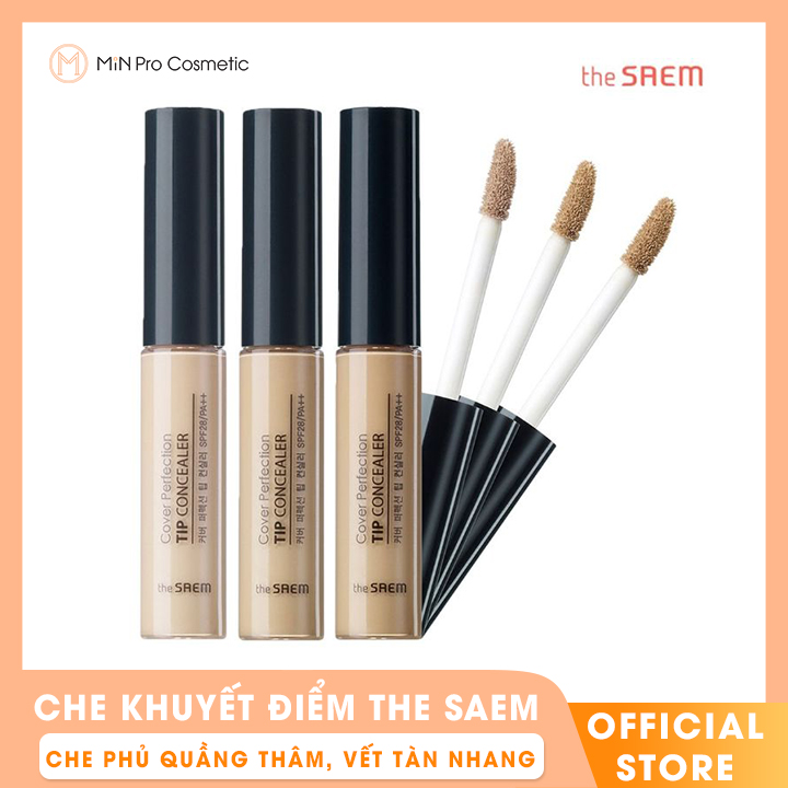 Che Khuyết Điểm The Saem Cover Perfection Tip Concealer