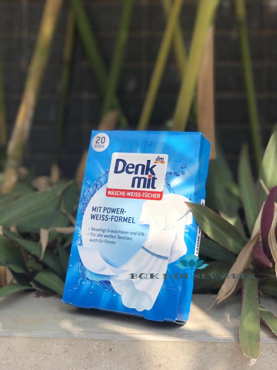 Miếng giặt tẩy trắng quần áo denkmit , 20 miếng