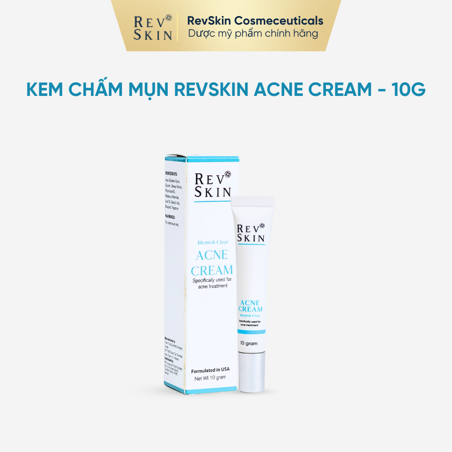 Kem chấm mụn revskin acne cream - 10g