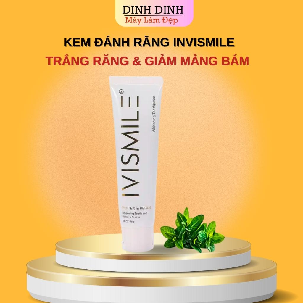 Kem đánh răng cho người niềng răng Invismile, giảm mảng bám, làm trắng tại nhà cho răng niềng và răng thường - Dinh Dinh Máy Làm Đẹp