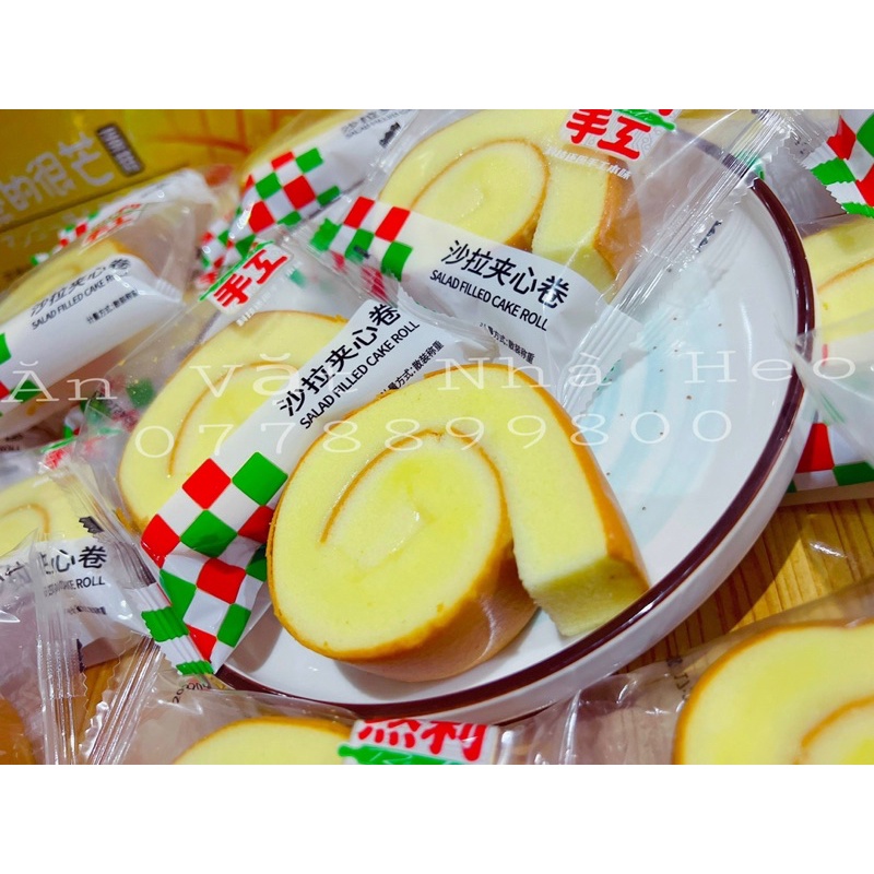 500gram Bánh shougong phô mai cuộn bơ sữa