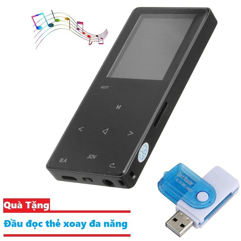 Máy nghe nhạc lossless UnisCom T510 - Âm thanh HiFi - Music Player UnisCom T510 Tặng kèm Đầu đọc thẻ xoay đa năng