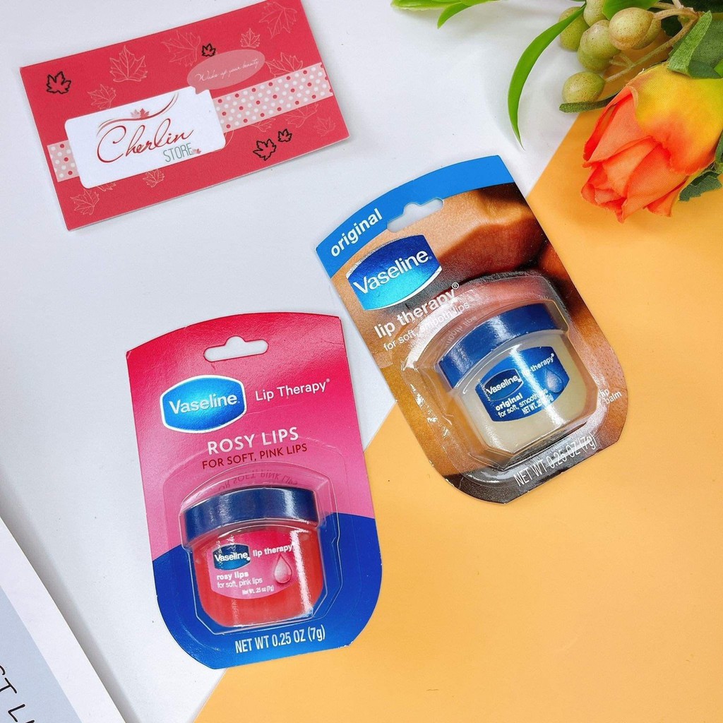Combo 2 Sáp dưỡng môi vaseline