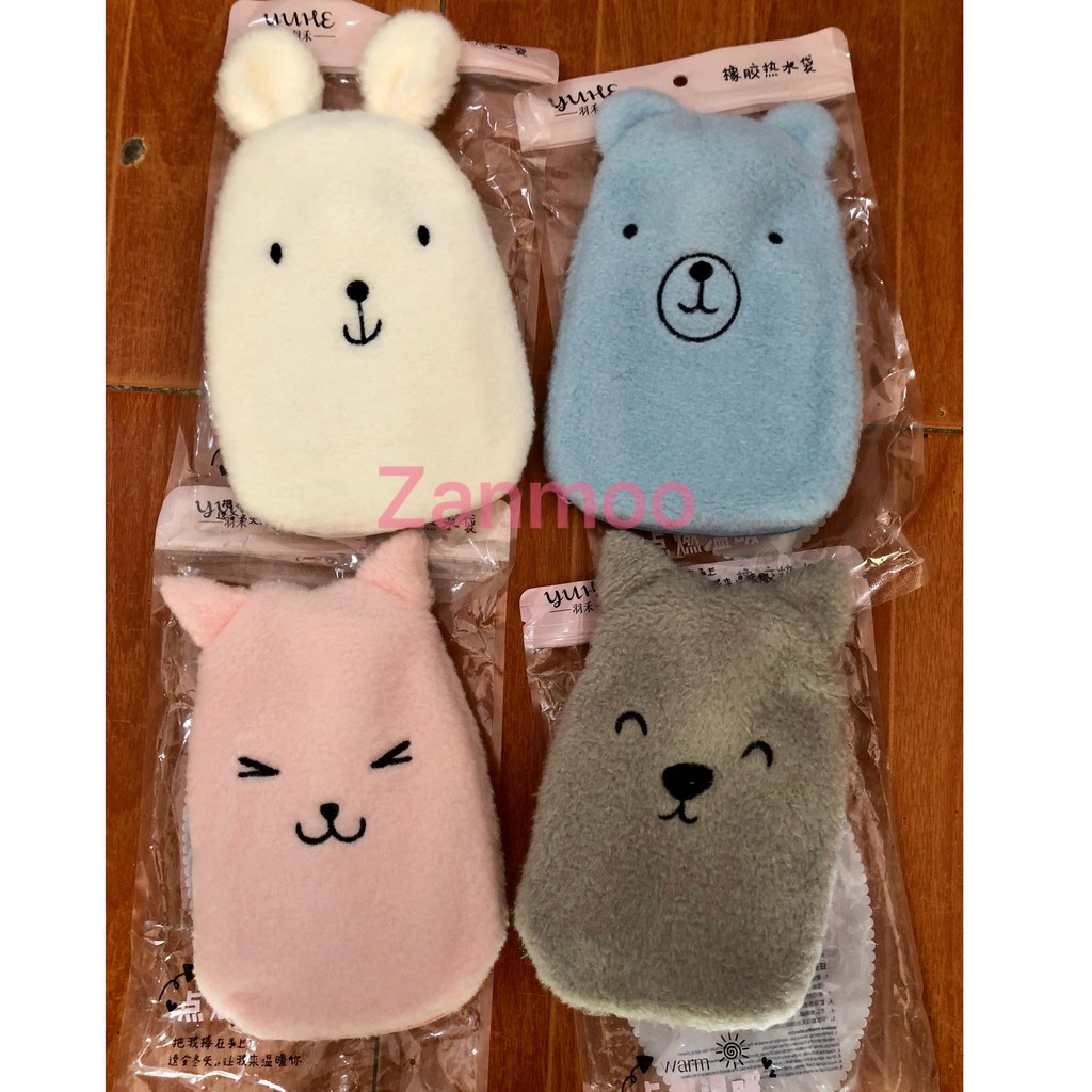 Túi chườm bụng, túi chườm nóng lạnh, túi sưởi zanmoo bear 350ml kute ảnh thật shop tự chụp