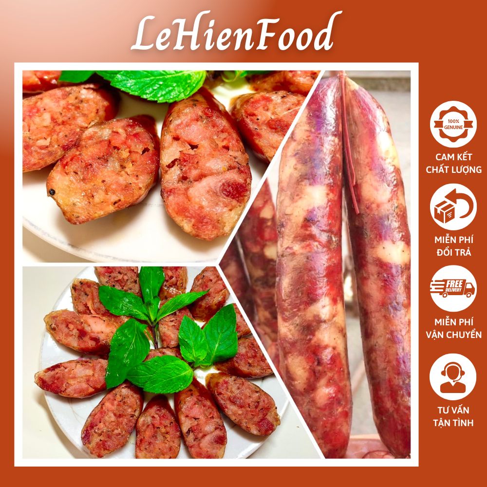 500Gr Lạp Xưởng Gác Bếp Chuẩn Vị Tây Bắc Thơm ngon