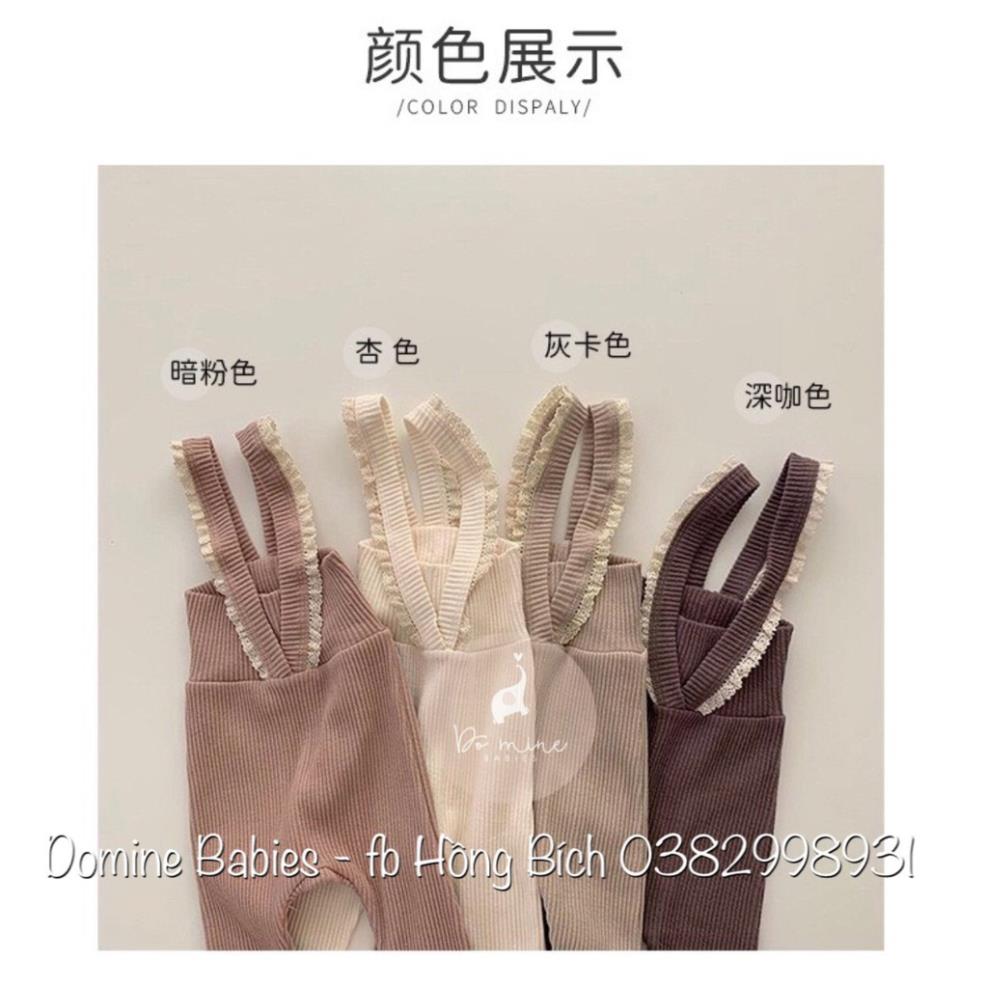 ( Siêu Đẹp ) Quần yếm tiểu thư Peekapo vân sọc cực xinh xắn cho em bé gái phiên bản hàn quốc , hàn xẻng