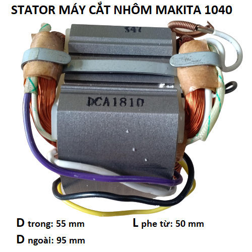 Stator, cuộn điện lắp máy cắt nhôm ls 1040 - sa 1040 dca