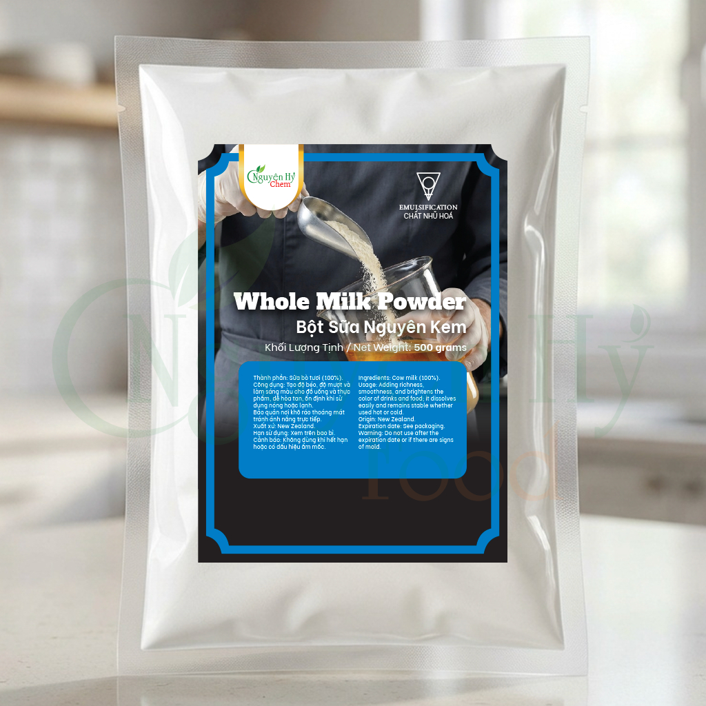 Sữa bột nguyên kem Newzealand Nguyên Hỷ Chemistry 500g / 1Kg