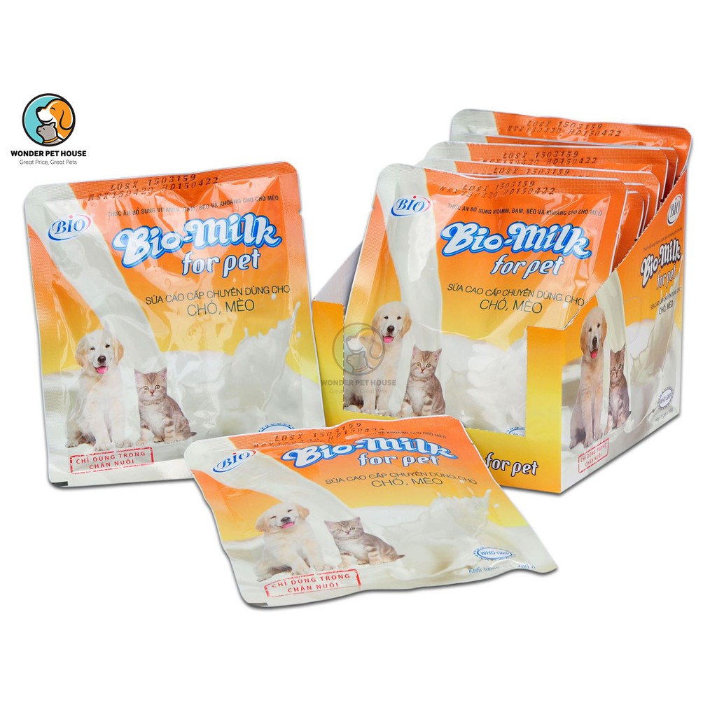 Sữa cho chó mèo nhỏ - sữa dinh dưỡng bio milk for pet