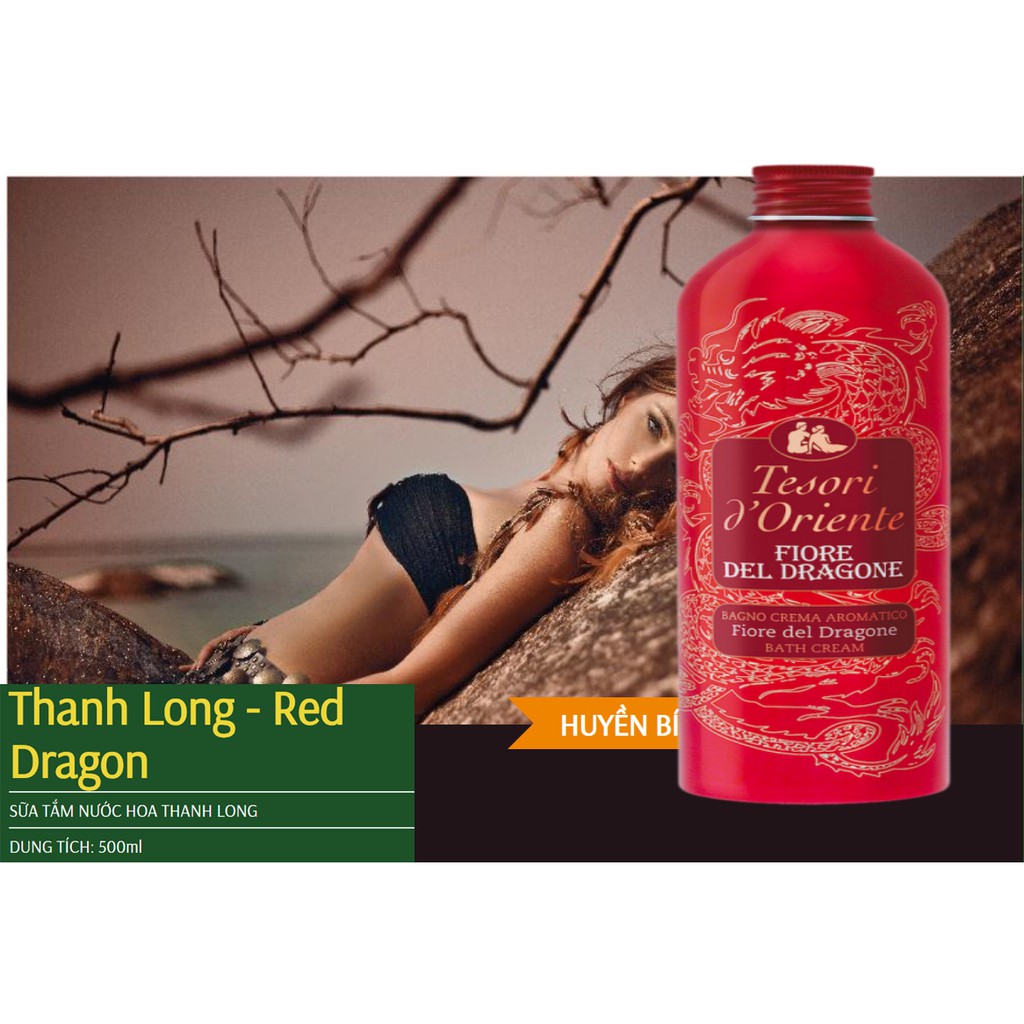 Sữa tắm xích hương nước hoa Thanh Long Tesori D' Oriente Italia 500ml