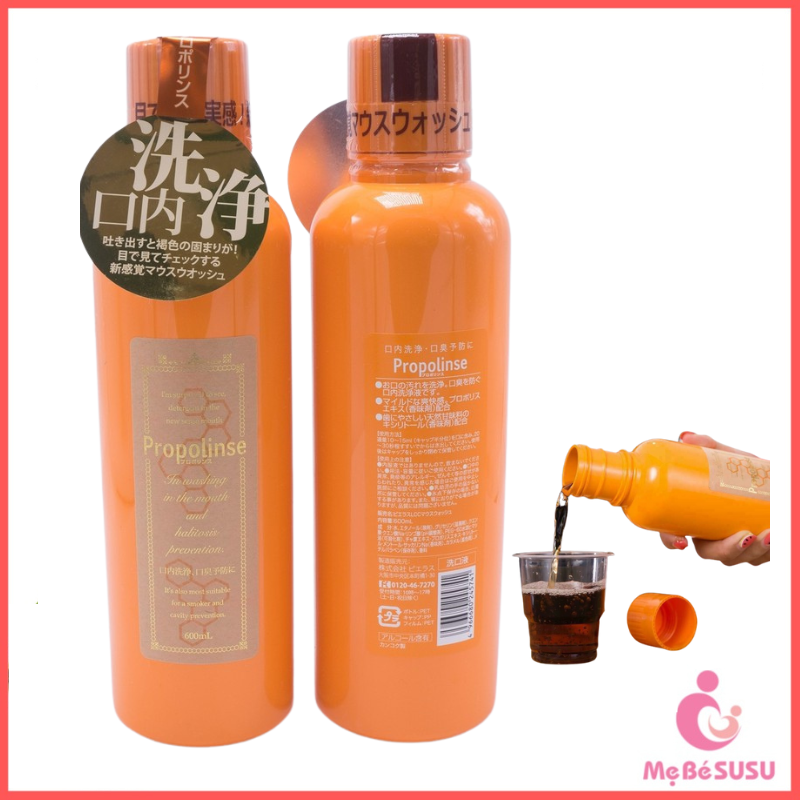 Nước súc miệng làm sạch mảng bám Propolinse chai 600ml