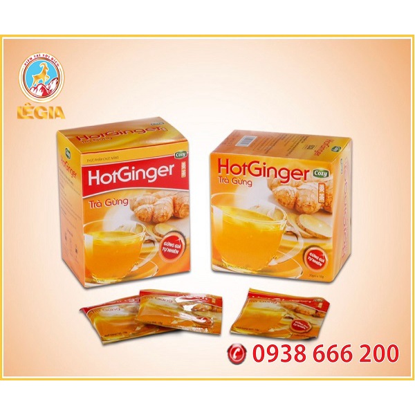 Trà cozy gừng hòa tan 100g- 200g - cozy hotginger tea date mới