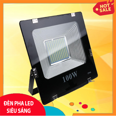 Đèn pha led 50w/100w ánh sáng trắng cao cấp chống nước ip66 siêu sáng