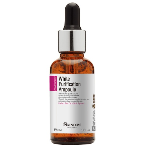 SKINDOM White Purification Ampoule – Tinh chất làm trắng da 30ml