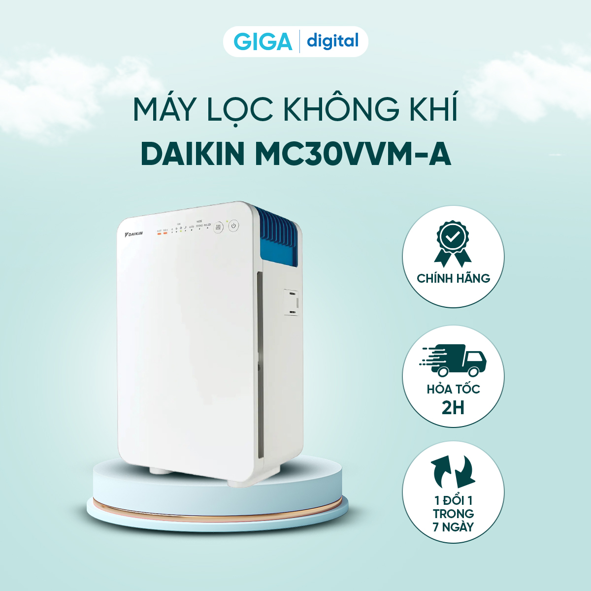 Máy lọc không khí Daikin MC30VVMA Sự lựa chọn tối ưu cho không gian sống của bạn