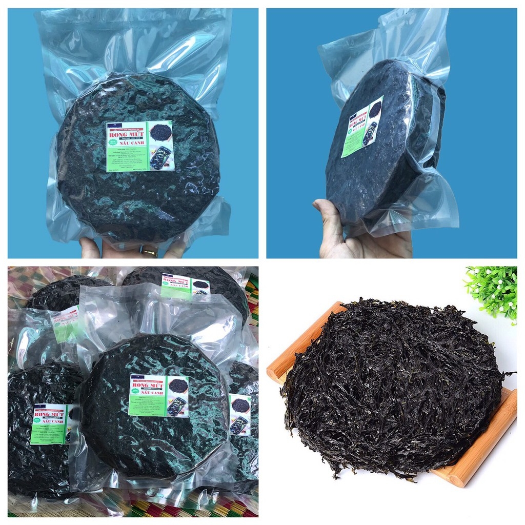 200GRRong biển/Rong Mứt nấu canh (2 GÓI) 100gram - Đóng gói hút chân không - RẤT tiện lợi, an toàn