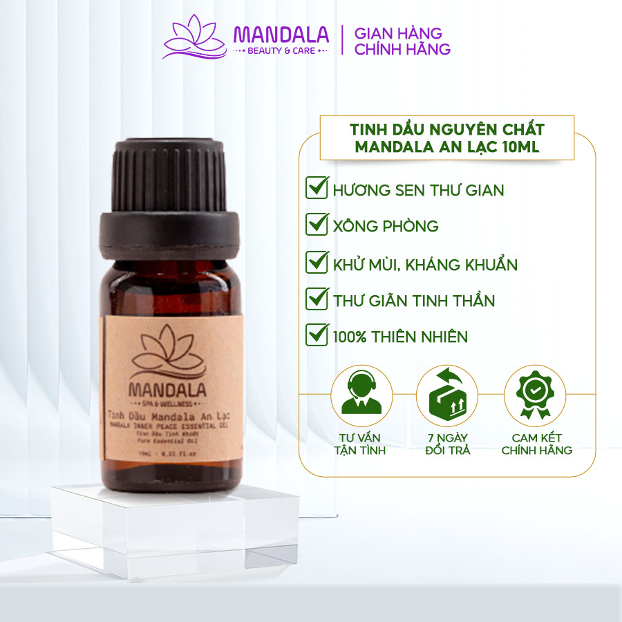 Tinh dầu nguyên chất cao cấp Mandala - An Lạc 10ml