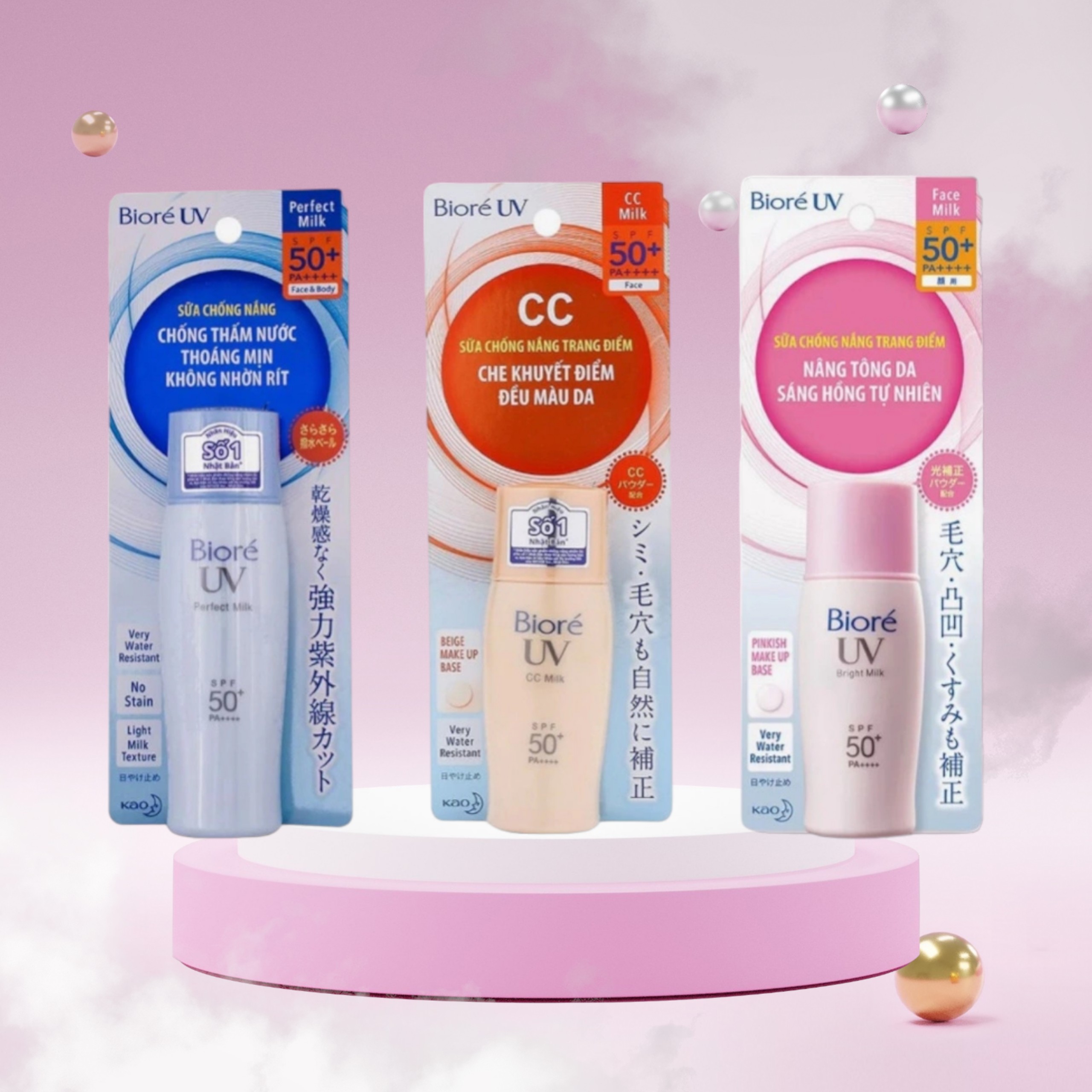 Kem Chống Nắng Biore dạng sữa 30ml