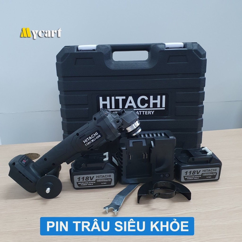 Máy mài hitachi công nghệ nhật bản, máy mài cắt hitachi 100% lõi đồng. máy cắt cầm tay hitachi 199v, máy mài góc, pin 10sell cực tốt