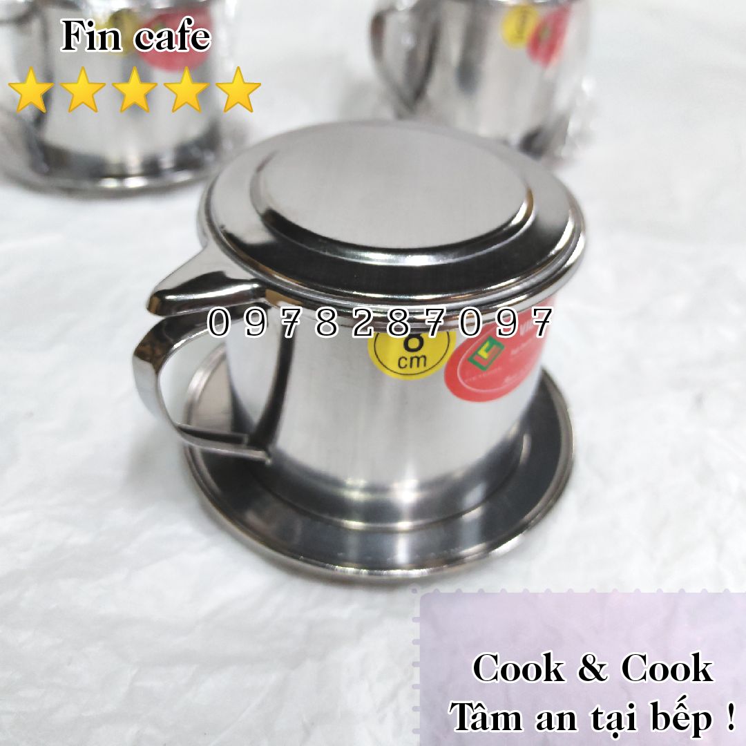 Phin Cafe Inox cao cấp Phin Cà Phê Inox cao cấp size 6, 7, 8 cm Vietcook